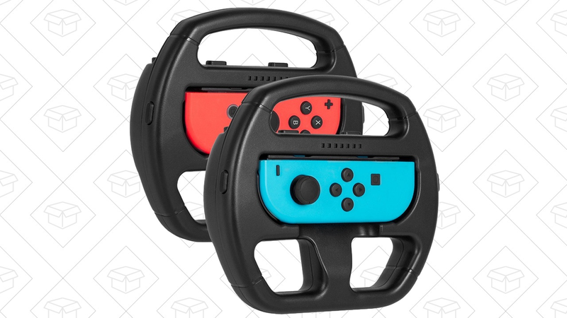 2-Pack Nintendo Switch Joy-Con Wheel, $10 with code REIPW5QX
